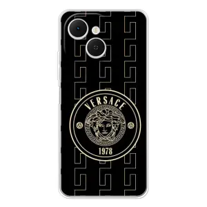 Чохли VERSACE для ТЕКНО Спарк 40С (PREMIUMPrint) (Лого Версаче)