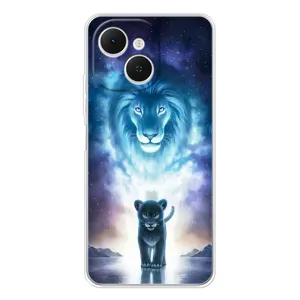 Чохол з картинкою ЛЕВ для TECNO Spark 40C (VPrint) (Маленький лев)