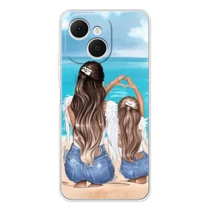 Чохол з друком для TECNO Spark 40C - (Мама з дитинкою) (AlphaPrint) (Мама з донькою)