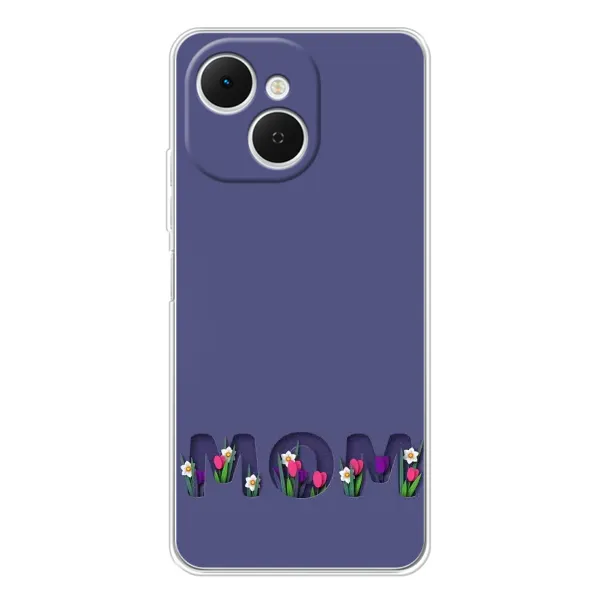Чохол з принтом «Мама в квітах» для TECNO Spark 40C