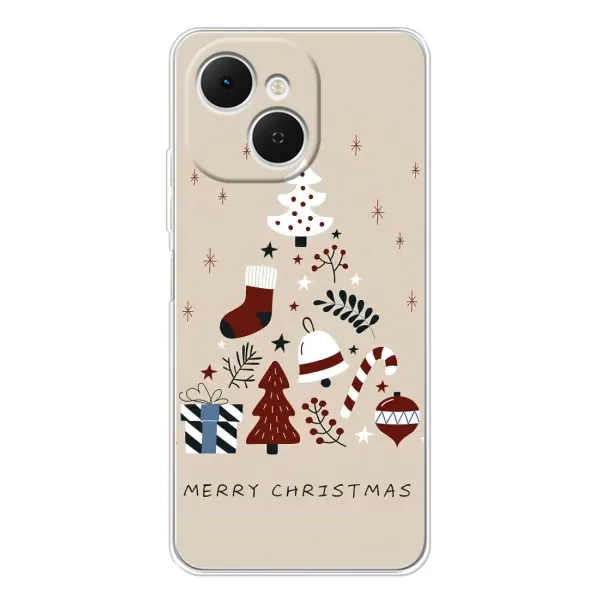 Чехол с принтом «Merry Christmas» для TECNO Spark 40C Чехол с принтом «Merry Christmas» для TECNO Spark 40C