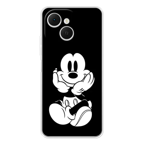 Чохол з принтом «Маус на чорному» для TECNO Spark 40C