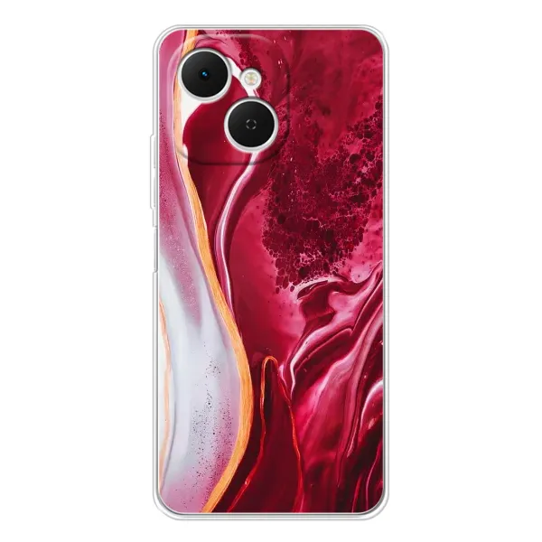Чохол з принтом «Мрамор червоний» для TECNO Spark 40C Чохол з принтом «Мрамор червоний» для TECNO Spark 40C