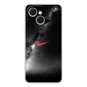 Чохол для TECNO Spark 40C - з принтом Найк (AlphaPrint) (Найк червоний)