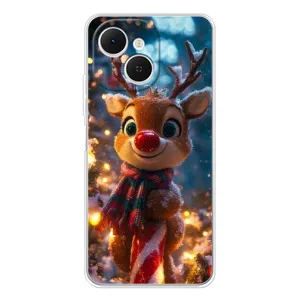 Чохол з принтом «Олень з шарфом» для TECNO Spark 40C