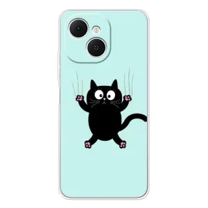 Чохол з принтом для TECNO Spark 40C (AlphaPrint) Модні коти (Падаючий кіт)