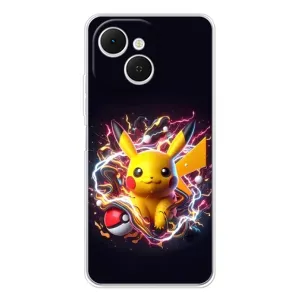 Чохол з Пікачу на TECNO Spark 40C (Пікачу з м'ячем)
