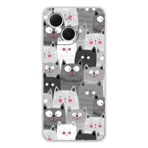 Чохли з Котиками для TECNO Spark 40C (VPrint) (Мальовані котики)