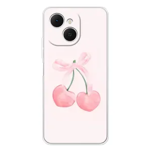 Чохол з розовим принтом для TECNO Spark 40C (Рожеві вишні)