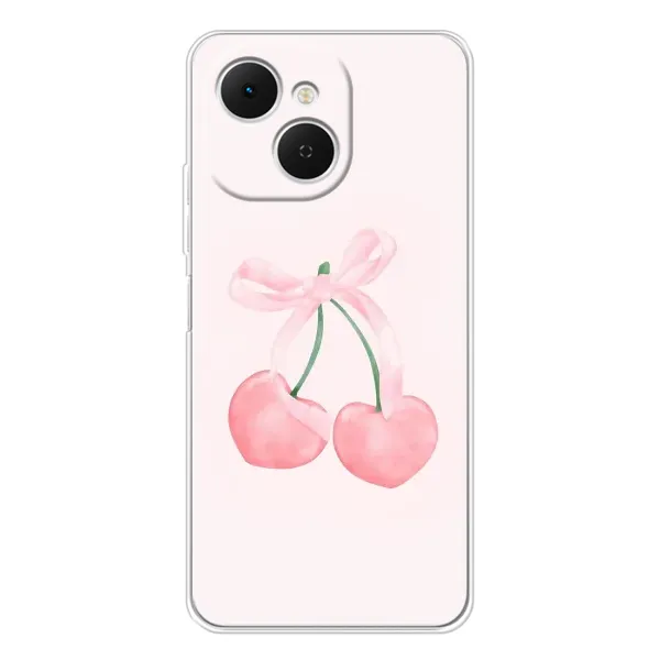 Чехол с принтом «Розовые вишни» для TECNO Spark 40C