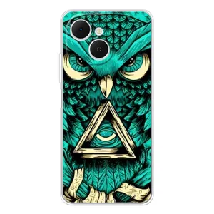 Чохол з пташками на TECNO Spark 40C (VPrint) (Сова з оком)