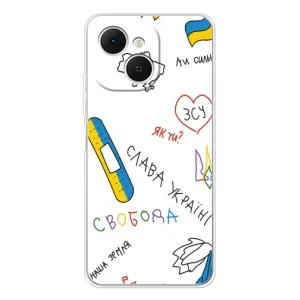 Чохли (Доброго вечора, ми за України) для ТЕКНО Спарк 40С (AlphaPrint) (Стикер)