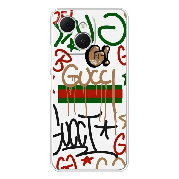 Чохол з принтом «Стиль GUUCI» для TECNO Spark 40C