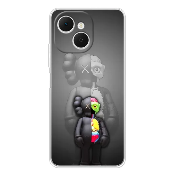 Чохол з принтом «Тіло Bearbrick» для TECNO Spark 40C