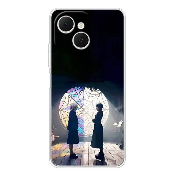 Чохол з принтом «Венздей та Інід» для TECNO Spark 40C