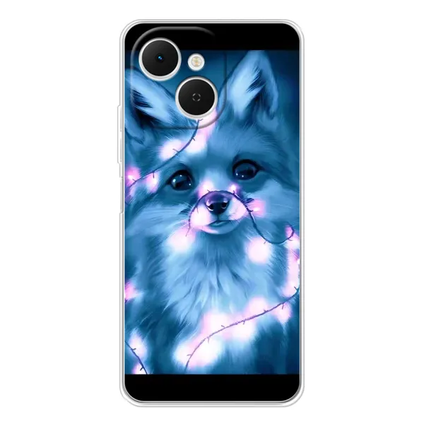 Чохол з принтом «Яскрава лисичка» для TECNO Spark 40C