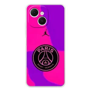 Чохли PSG для TECNO Spark 40C (AlphaPrint) (яскравий ПСЖ)