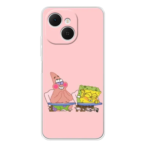 Чехол с принтом «За партой» для TECNO Spark 40C