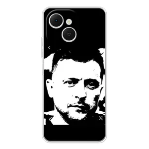 Чохол для TECNO Spark 40C (AlphaPrint - с принтом Зеленського) (Зеленский АРТ)