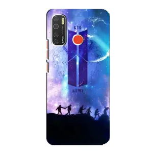 Чохли BTS для TECNO Spark 5 Pro (AlphaPrint) (Army BTS)