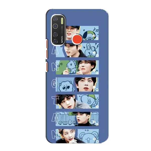 Чехол с принтом «Bangtan» для TECNO Spark 5 Pro