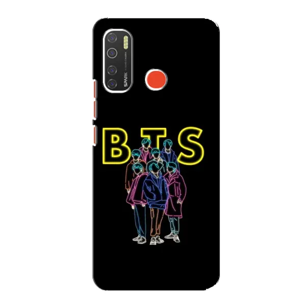Чехол с принтом «BTS стайл» для TECNO Spark 5 Pro