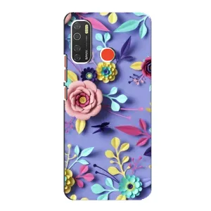 Чохли з квітами для TECNO Spark 5 Pro (VPrint) (Дизайн квітів)