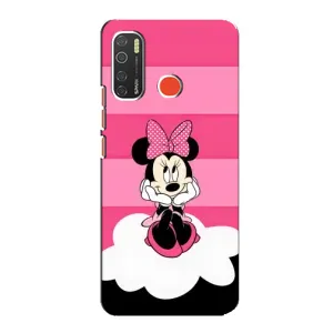 Эксклюзивный чехол для TECNO Spark 5 Pro (AlphaPrint - Мультяшные) (Девочка Maus)