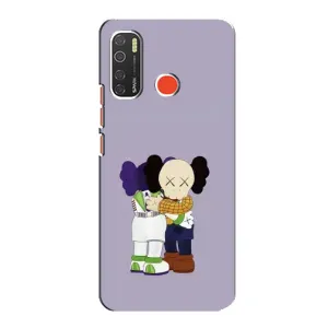 Чехлы для TECNO Spark 5 Pro - Bearbrick Louis Vuitton (PREMIUMPrint) (Дружба Беарбрик)