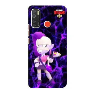 Чехлы Brawl Stars для TECNO Spark 5 Pro (AlphaPrint) (Эмз Бравл Старс)