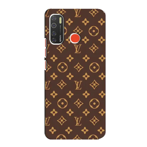 Чохол з принтом «фон LOUIS VUITTON» для TECNO Spark 5 Pro