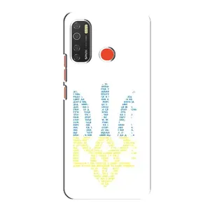 Чехлы для TECNO Spark 5 Pro  Укр. Символика (AlphaPrint) (Герб из букв)