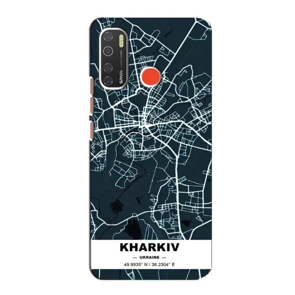 Чохол з принтом «Харків» для TECNO Spark 5 Pro