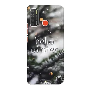 Новогодние, Праздничные Чехлы для TECNO Spark 5 Pro - 2024 год (Hello winter)