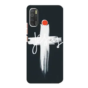 Чехол для TECNO Spark 5 Pro (AlphaPrint) - (Христианские) (Иисус)