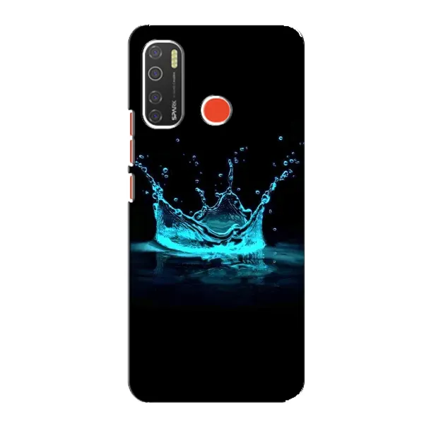 Чохол з принтом «Крапля корони» для TECNO Spark 5 Pro