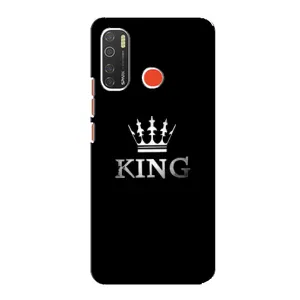 Чехол с Короной Техно Спарк 5 Про - (AlphaPrint) (KING)