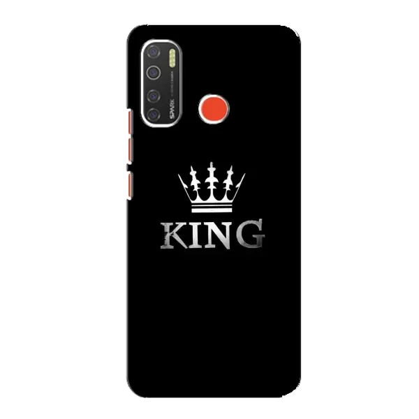 Чохол з принтом «KING» для TECNO Spark 5 Pro