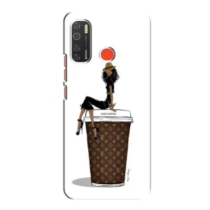 Чохли Луі Вітон для TECNO Spark 5 Pro (AlphaPrint - LOUIS VUITTON) (кава LOUIS VUITTON)