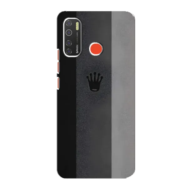 Чохол з принтом «Коронка» для TECNO Spark 5 Pro