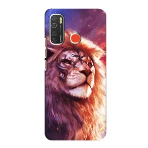 Чохол з картинкою ЛЕВ для TECNO Spark 5 Pro (VPrint) (Красочний Лев)