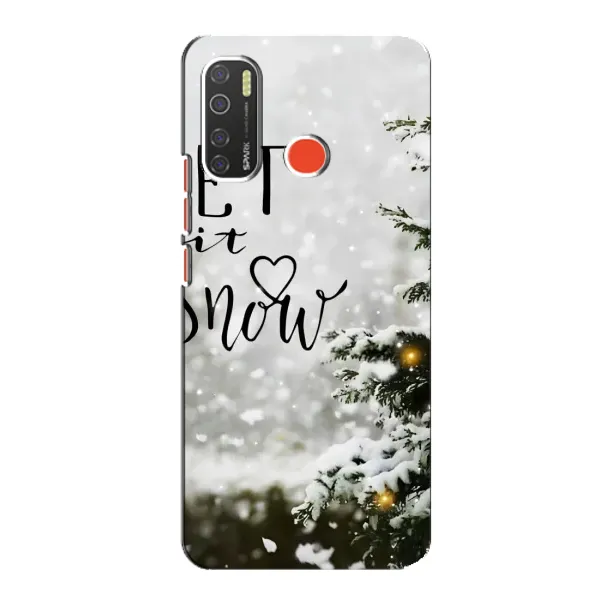 Чехол с принтом «Let it snow» для TECNO Spark 5 Pro Чехол с принтом «Let it snow» для TECNO Spark 5 Pro