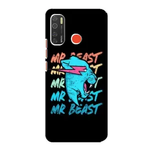 Чехлы Мистер Бист для Техно Спарк 5 Про (logo Mr beast)