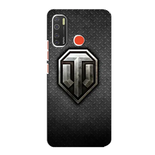 Чехол с принтом «Лого Tanks» для TECNO Spark 5 Pro Чехол с принтом «Лого Tanks» для TECNO Spark 5 Pro