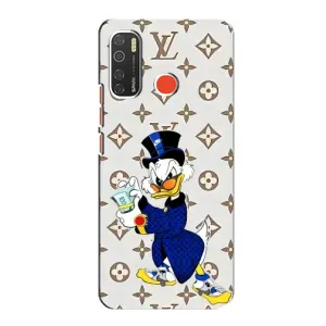 Чехлы для TECNO Spark 5 Pro - Скрудж МакДак Louis Vuitton (PREMIUMPrint) (Макдак на стиле)
