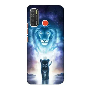 Чохол з картинкою ЛЕВ для TECNO Spark 5 Pro (VPrint) (Маленький лев)