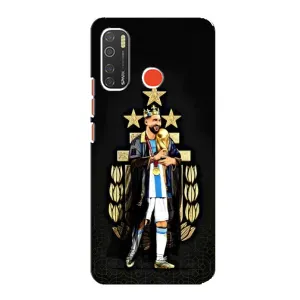 Чохли для TECNO Spark 5 Pro (Leo чемпіон) (AlphaPrint) (Мессі Король)