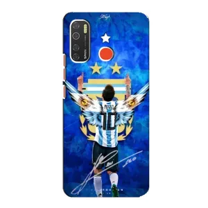 Чохли для TECNO Spark 5 Pro (Leo чемпіон) (AlphaPrint) (Мессі збірна)