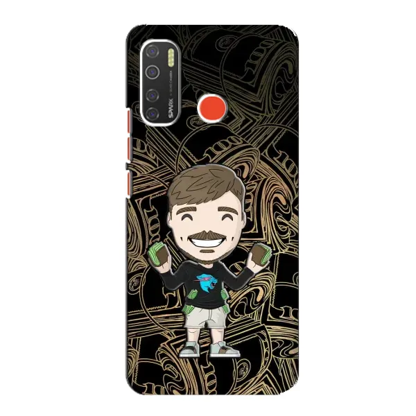 Чохол з принтом «Mister Beast» для TECNO Spark 5 Pro