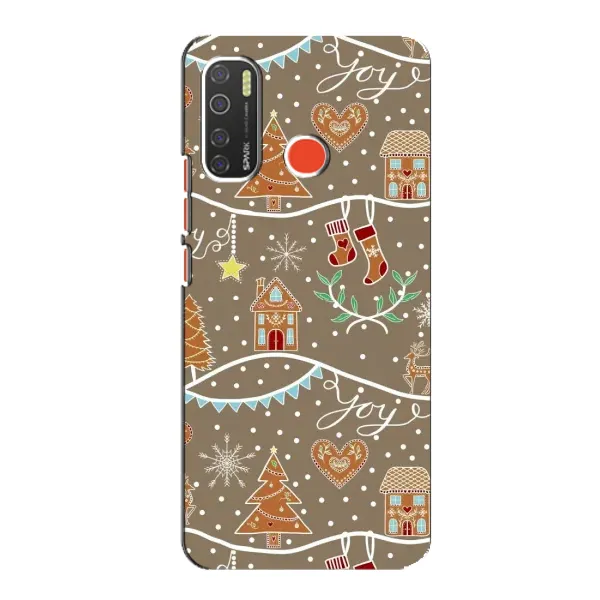 Чехол с принтом «Новогодние пряники» для TECNO Spark 5 Pro Чехол с принтом «Новогодние пряники» для TECNO Spark 5 Pro